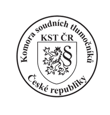 Jsem členem Komory soudních tlumočníků ČR